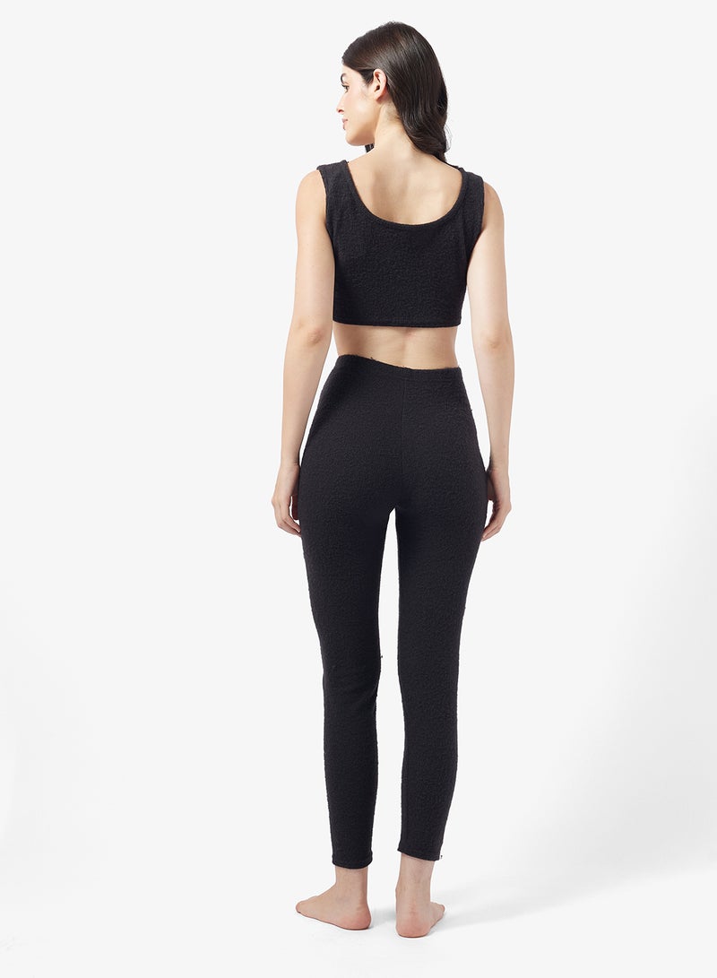 I SAW IT FIRST Rib Cosy Bralet And Legging Pj Set - Image 2